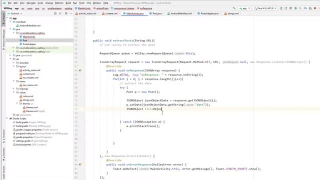 Convert WordPress Blog to Android App Using JSON API | Part 4 | Extracting Useful Data смотреть онлайн