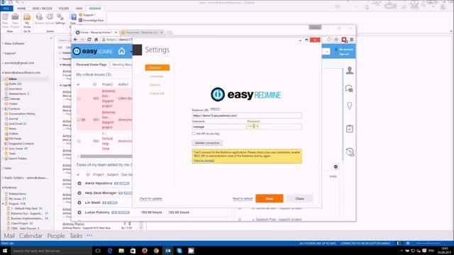Redmine Outlook Add-in (Sync with Easy Redmine) смотреть онлайн