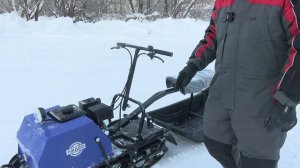 Компактный буксировщик Дельта 2S, 8 л.с.  (LIFAN 170FT), с седельным модулем, вариатор TAV2-40.