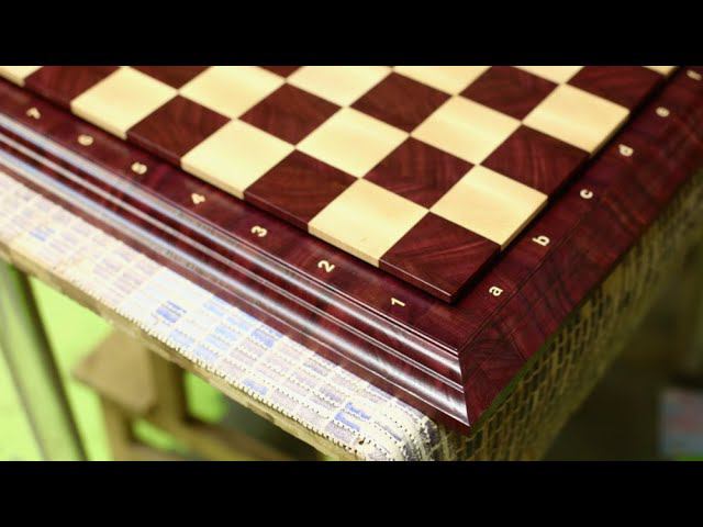Purple heart/maple chessboard смотреть онлайн