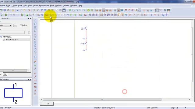 Eplan Electric P8 Ile Mini Proje Çizimi