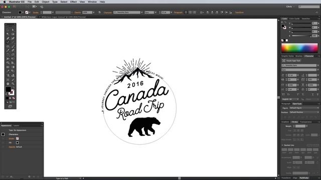 Vintage Logo Tutorial for Adobe Illustrator смотреть онлайн