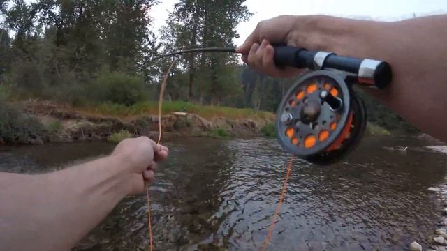 УЧИМ АНГЛИЙСКИЙ РЫБАЛКА FLY fishing Nort Fork river/GoPro смотреть онлайн