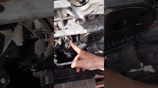 замена цепи ГРМ ssanyong kyron D20DT без снятия поддона смотреть онлайн