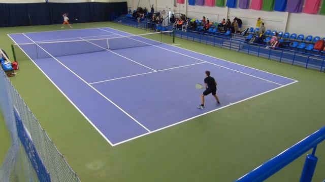 От Бориса теннис. 2016.03.23. часть 3. Капускин - Элдияр. Качмазов - Katuch (SVK).