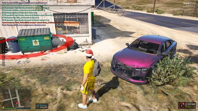 GTA V RP Strawberry (ГТА 5 РП ) новый контракт на мусор смотреть онлайн
