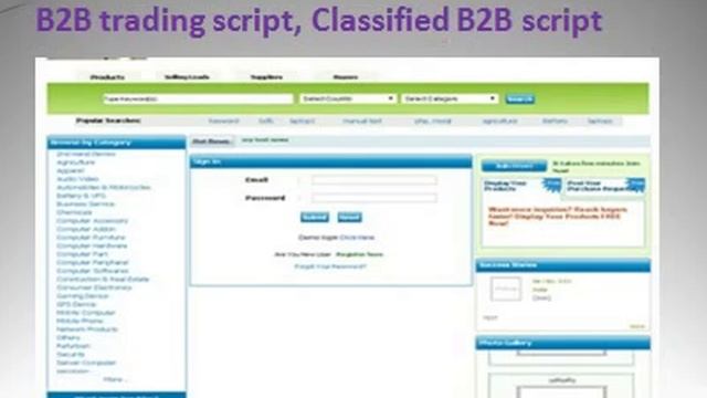 B2B trading script | Classified B2B script | PHP B2B script смотреть онлайн