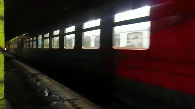 Электропоезд ЭД4М-0217 прибытие станция Нара(Наро-Фоминск)14.01.2015 смотреть онлайн