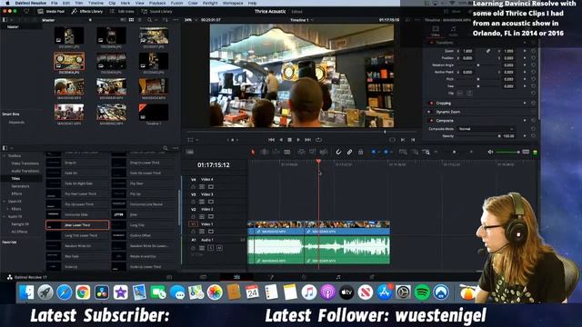 Learning DaVinci Resolve With Thrice Songs!