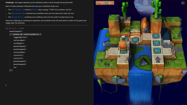 logical labyrinth swift playgrounds на русском языке смотреть онлайн
