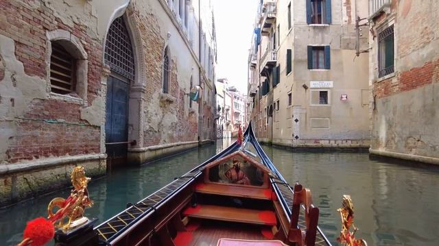 Венеция, лучший маршрут на гондоле смотреть онлайн