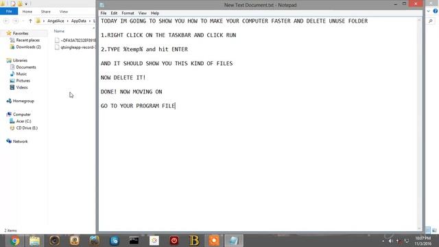 HOW TO delete hidden files and speed up your laptop смотреть онлайн