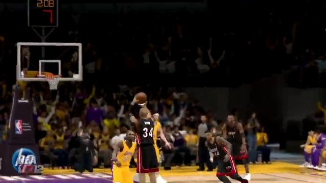NBA2K12 - Ray Allen Playing in Miami Heat смотреть онлайн