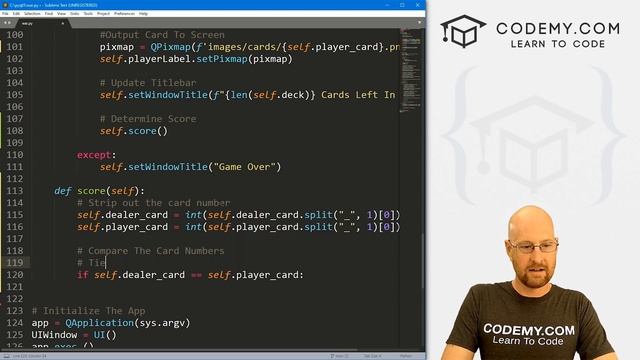 Create The Card Game "War" - PyQt5 GUI Thursdays #46 смотреть онлайн