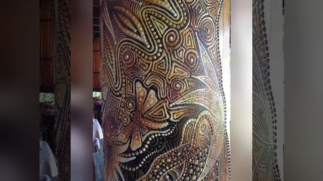 Costa Rica - a Painted Pillar in the Hotel - Amor de Mar - ! смотреть онлайн