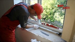 Замена пластикового окна на окно от REHAU.