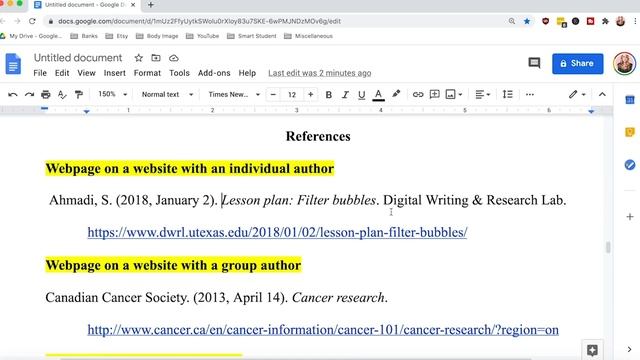 APA Format 7th Edition: Reference Page Tutorial (Websites, Journals, Magazines, Newspaper Articles) смотреть онлайн