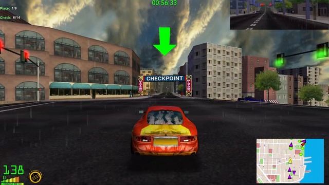 Midtown Madness 2 - North Beach Bash - Golden Gate Racepack Checkpoint[Professional] смотреть онлайн