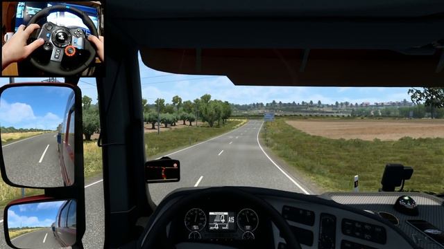 Euro Truck Simulator 2 | Badajoz - Puertollano | Mercedes-Benz Actros | Logitech G29 Gameplay