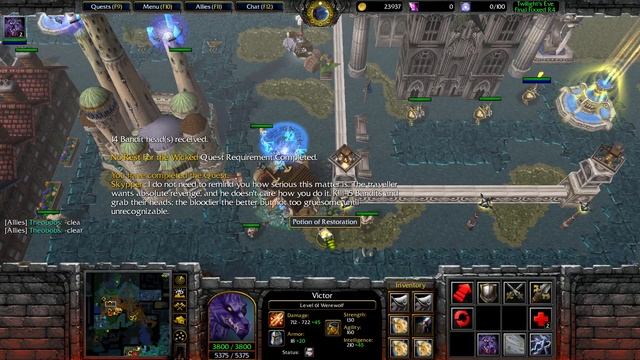 [WarCraft 3] TEve ORPG Fixxed R4 ► Part 3 | ArchDruid LvL 1-99 ♦ Preparing Quests for Job 3 ║#40║ смотреть онлайн