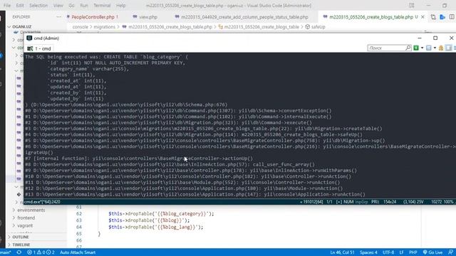 Yii2 E shoper 23 Part Blogs Migrate смотреть онлайн