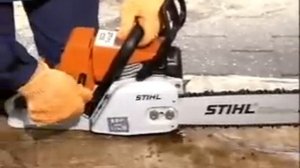 STIHL MS Регулировка карбюратора холостой ход