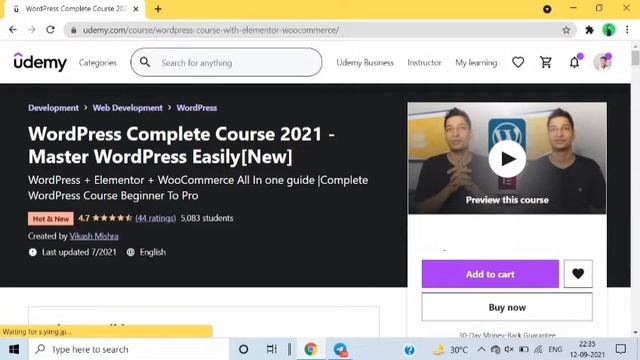 Top 5 Wordpress Courses on Udemy in 2021 || Wordpress complete course for Beginners смотреть онлайн