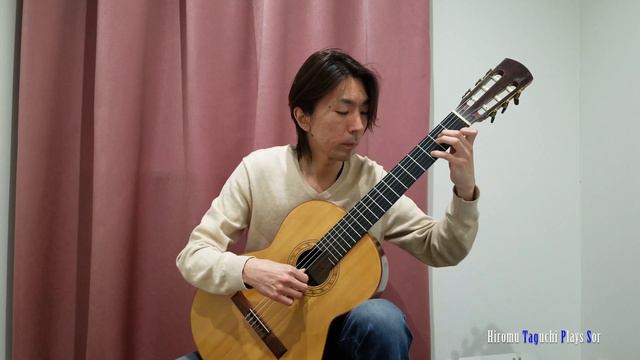 Fernando Sor | Op.6-8 Etude Andantino (segovia no.1) | performed by hiromutaguchi смотреть онлайн