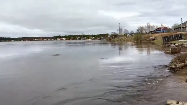 Уровень воды в реке Кубена поднялся ещё выше. 7.05.2020. смотреть онлайн
