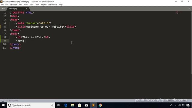 How to Embed PHP in HTML Pages? | වෙබ් පිටු තුළට පී.එච්.පී කේතයන් ඇතුළත් කරන්නේ කෙසේද? смотреть онлайн