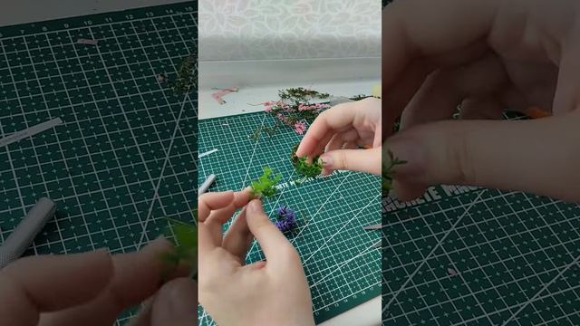 СОБИРАЕМ ДОМИК #handmade #румбокс #totoro #сухоцветы #минидом #аниме #поделка #своимируками #дети