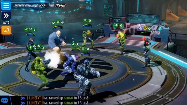 War attack on Red Skull Hydra with Baron Zemo Hydra team in war gameplay- Marvel Strike Force смотреть онлайн