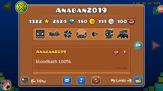Стрим игры "Geometry Dash". смотреть онлайн