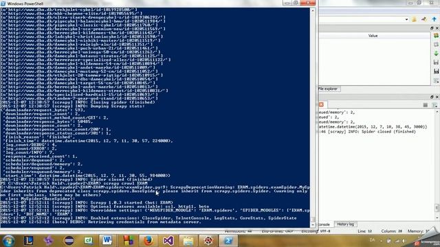 Scrapy Spider Crawler смотреть онлайн