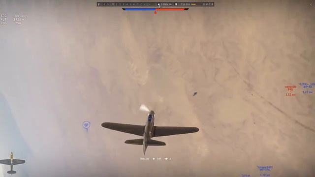 Warthunder P-63A-5 2 фрага 1 асист смотреть онлайн