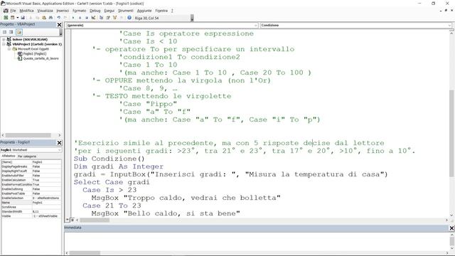 VBA Excel - Lezione 8 Istruzioni Condizionali (parte 3) Select Case смотреть онлайн