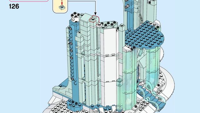 LEGO Disney 43197, The Ice Castle - building instructions смотреть онлайн
