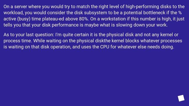 What does 'Highest active time' for disk activity in Windows resource monitor mean? смотреть онлайн