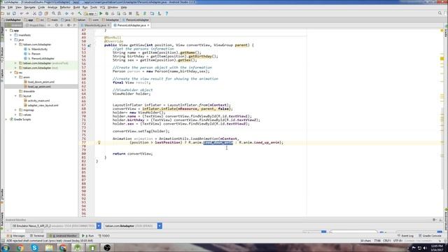 Android Beginner Tutorial #9 - Custom ListView Adapter [With Loading Animation] смотреть онлайн