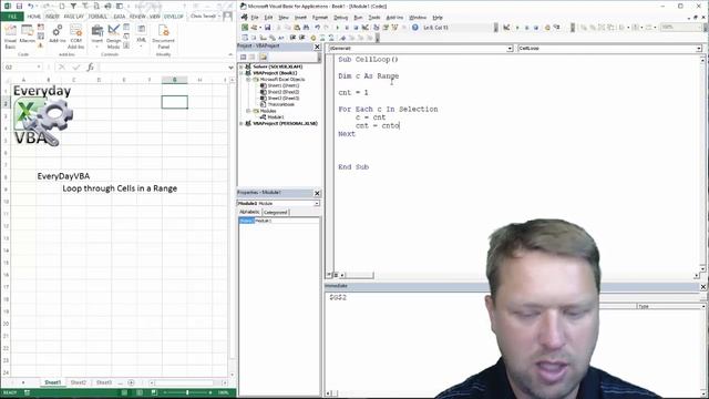 Looping through the Cells in a Range in Excel VBA (Macro) - Code Included смотреть онлайн