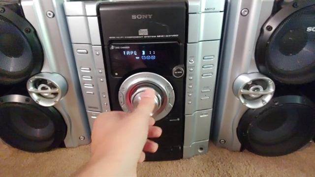 Sony stereo MHC-GX450 смотреть онлайн