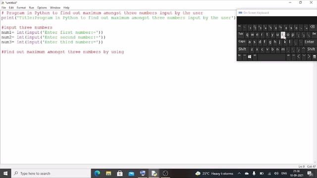 How to work in Python IDLE| Selection flow of control|2nd program|(HINDI)part 5|2021 смотреть онлайн