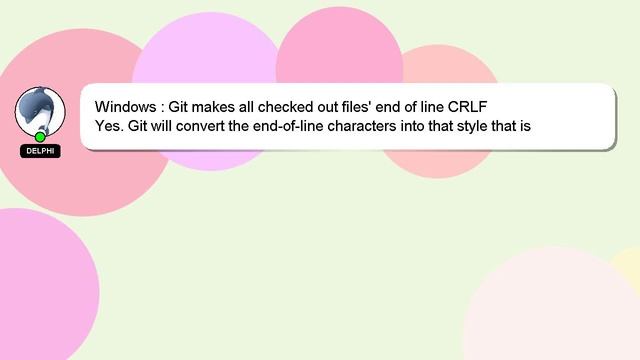 Windows : Git makes all checked out files' end of line CRLF смотреть онлайн