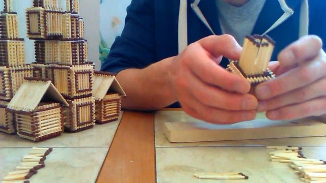 Поделки из спичек | Строим церковь | Урок 3 | Продолжение смотреть онлайн