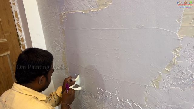 New Wall painting design interior walls￼ | wall texture painting ideas смотреть онлайн