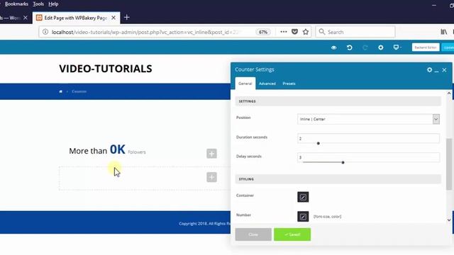 Counter element - XTRA WordPress Theme смотреть онлайн