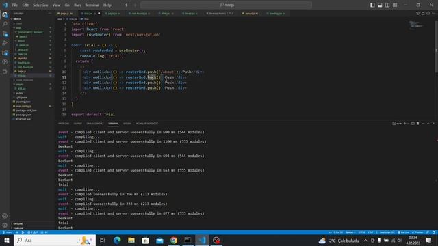 #7 - Sıfırdan İleri Seviye NEXT.JS (v13) - Redirect, useRouter, useSearchParams, usePathname смотреть онлайн