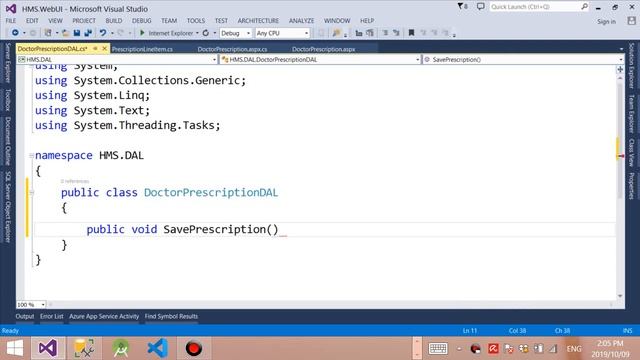 Lecture#8 Prescription Screen for Hospital Management System Urdu/Hindi смотреть онлайн
