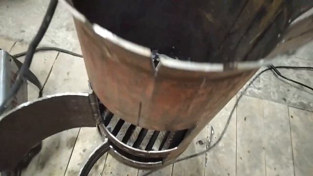 Печь для казана из газового баллона. смотреть онлайн