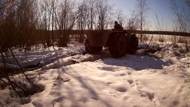 Лучше плохо ехать, чем хорошо идти.Рыбалка в марте на озере 2023. #90 смотреть онлайн